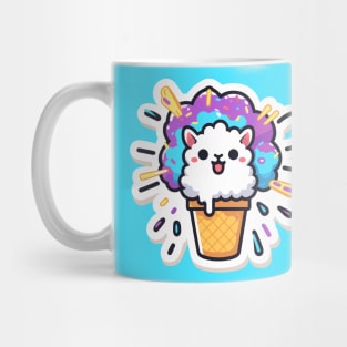 Llama in a cone Mug